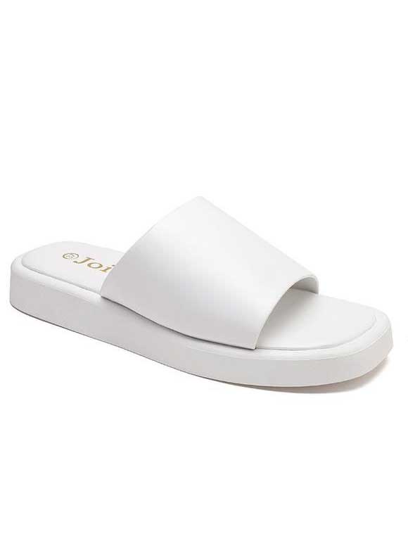 Manilia - Slippers med bred hæl